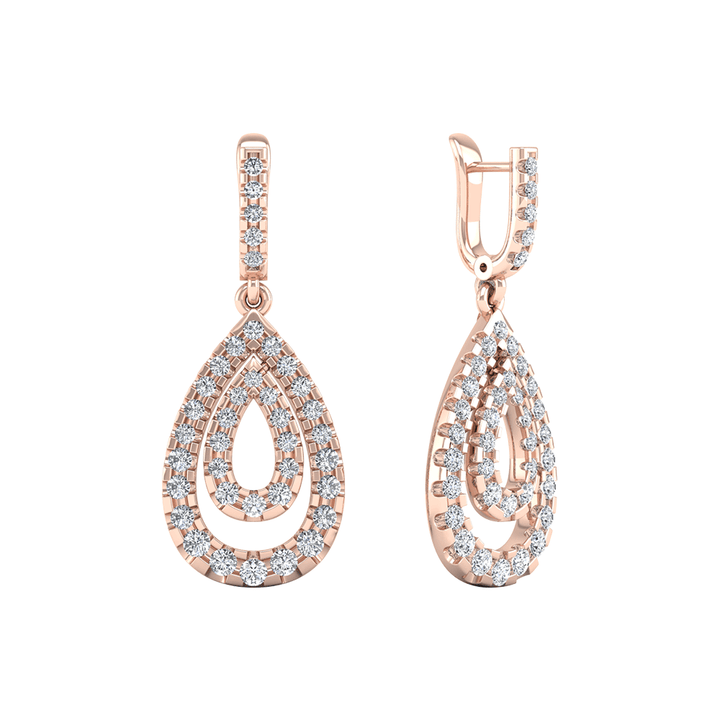 Dangalar Earrings TCW 0.75 CTS