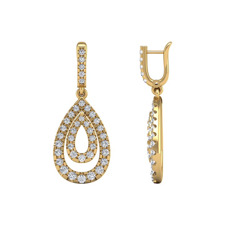 Dangalar Earrings TCW 0.75 CTS