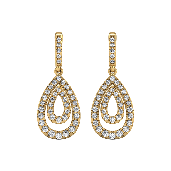 Dangalar Earrings TCW 0.75 CTS