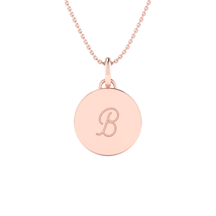 BlueJwel’s Versatile 'B' letter 3-in-1 Sterling Silver Pendant with CZ Diamonds