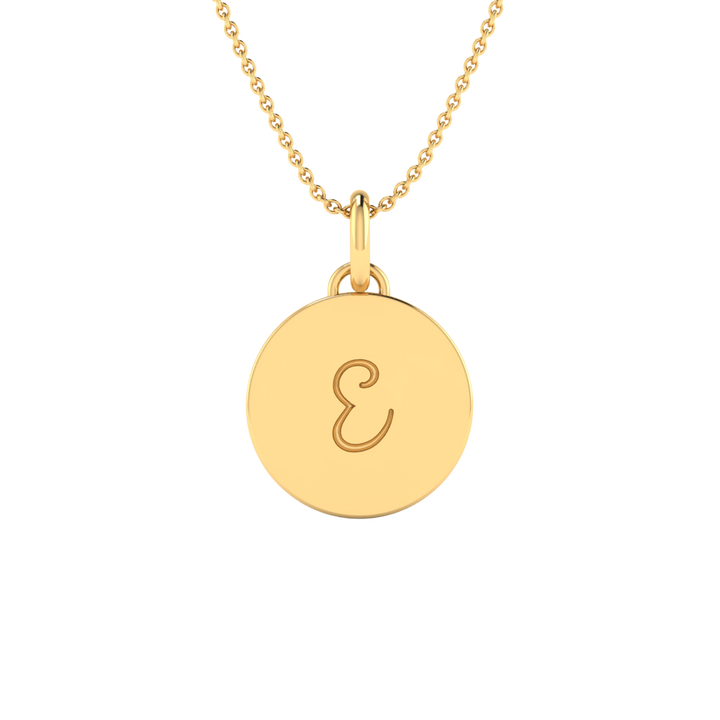 BlueJwel’s Versatile 'E' letter 3-in-1 Sterling Silver Pendant with CZ Diamonds