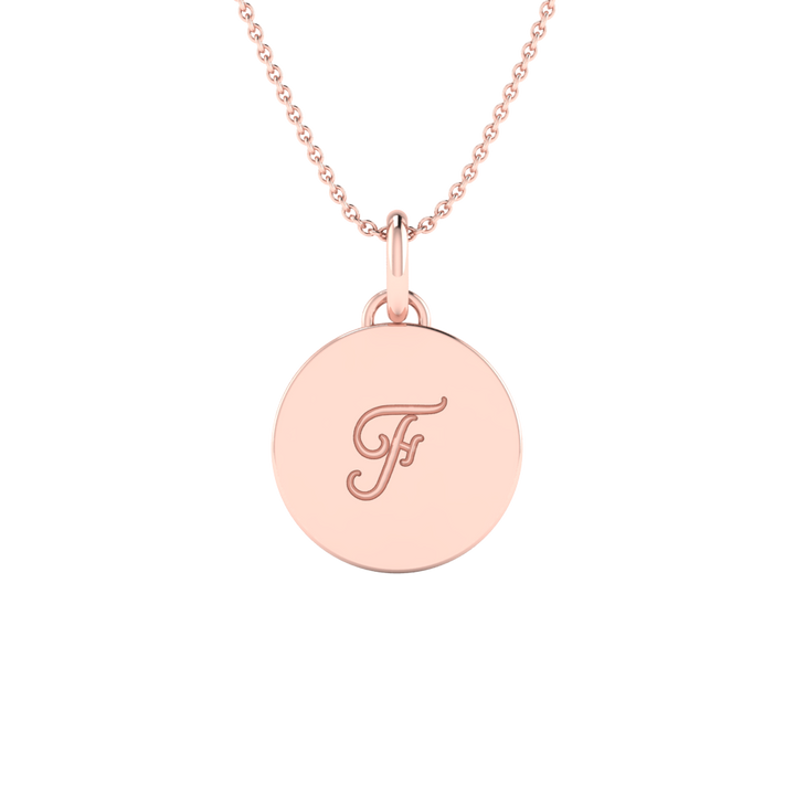 BlueJwel’s Versatile 'F' letter 3-in-1 Sterling Silver Pendant with CZ Diamonds