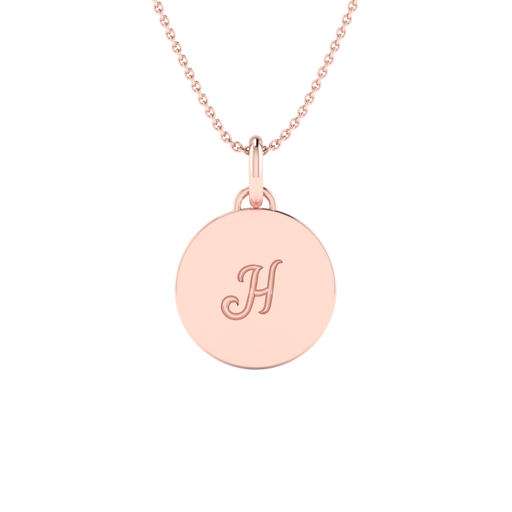 BlueJwel’s Versatile 'H' letter 3-in-1 Sterling Silver Pendant with CZ Diamonds