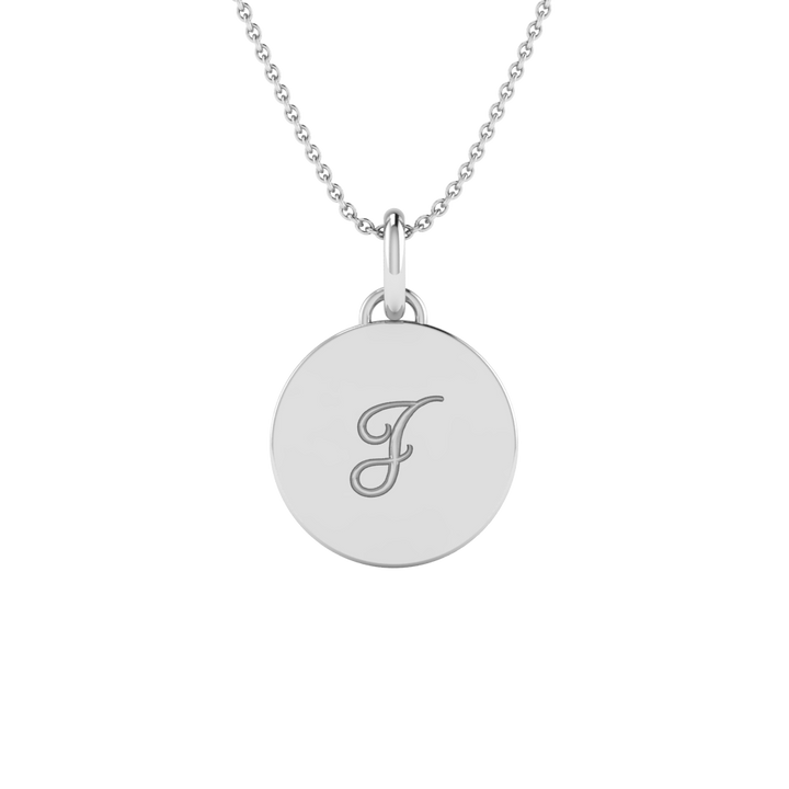 BlueJwel’s Versatile 'J' letter 3-in-1 Sterling Silver Pendant with CZ Diamonds