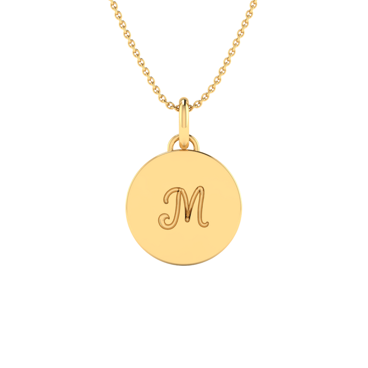 BlueJwel’s Versatile 'M' letter 3-in-1 Sterling Silver Pendant with CZ Diamonds