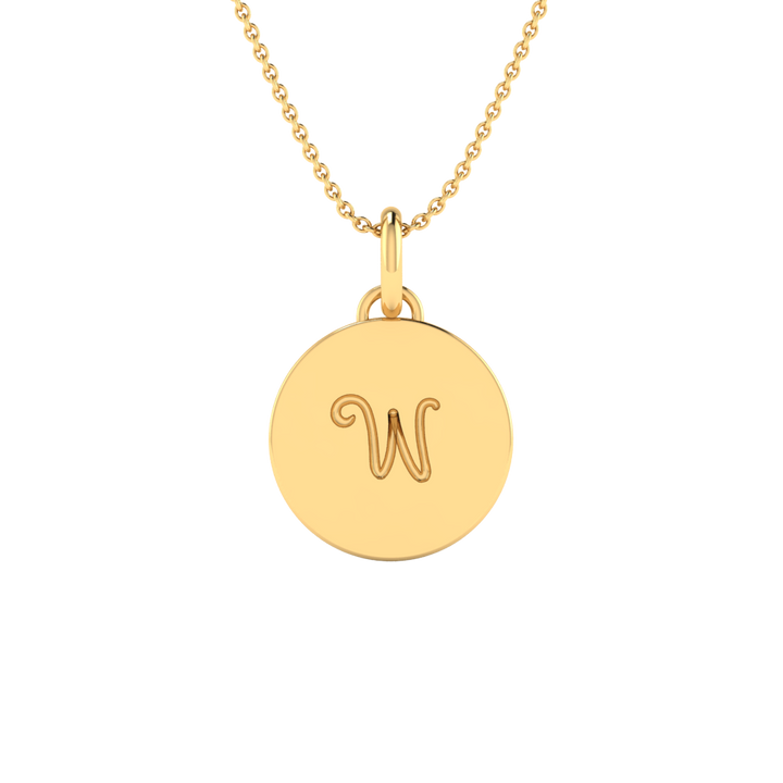 BlueJwel’s Versatile 'W' letter 3-in-1 Sterling Silver Pendant with CZ Diamonds