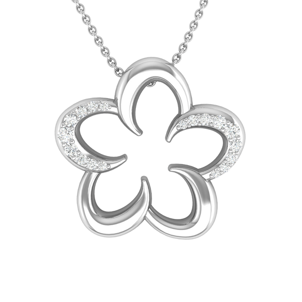 Flower Silver Pendant