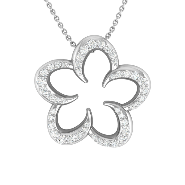 Flower Silver Pendant